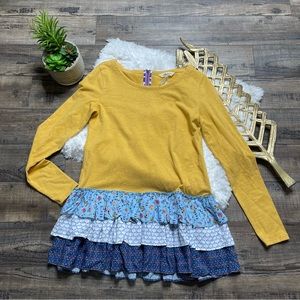 Matilda Jane, Make Believe Weekend Vibes Ruffle Blouse Tunic